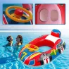Siège flotteur gonflable - jouet de natation - en forme de voiture