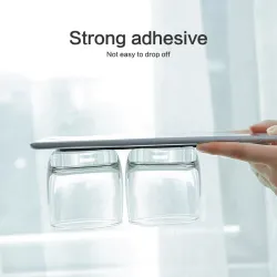 Support de téléphone universel - support flexible - autocollant mur/bureau à forte adsorption