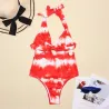 Maillot de bain une pièce sexy - bretelles à nouer