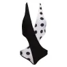 Maillot de bain une pièce sexy - noir & blanc - à pois