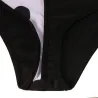 Maillot de bain une pièce sexy - noir & blanc - à pois
