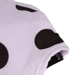 Maillot de bain une pièce sexy - noir & blanc - à pois