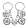 Best Friends & No Matter Where - keychain 2 pcsKeyrings