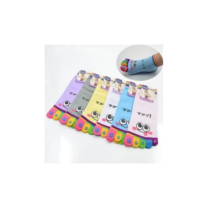 Funny kids socks - five toes - cottonClothing