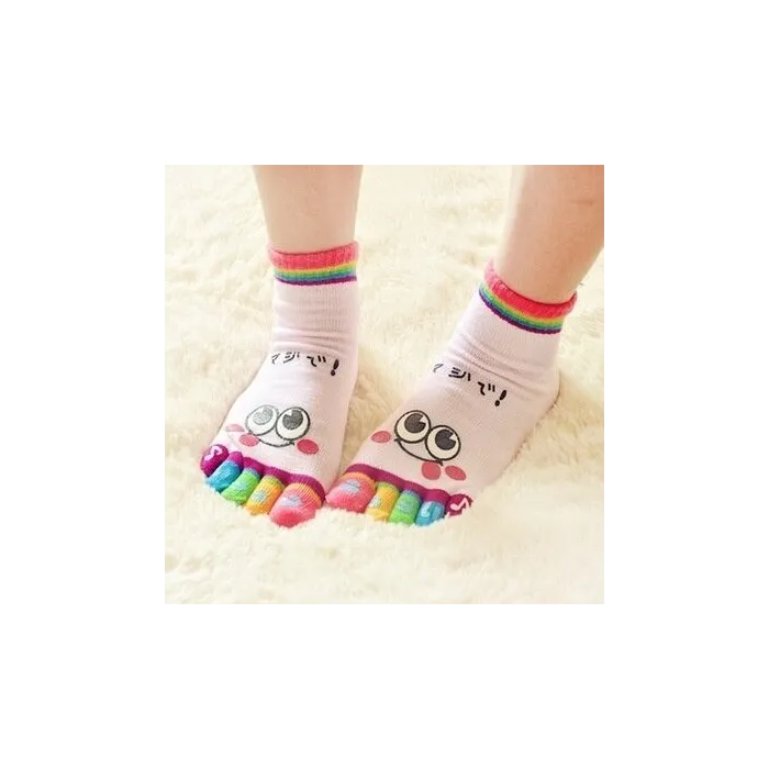 Funny kids socks - five toes - cottonClothing