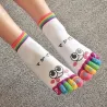 Chaussettes amusantes pour enfants - cinq orteils - coton