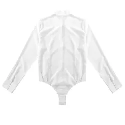 Elegant bodysuits - long sleeve blouse - with buttonsBlouses & shirts
