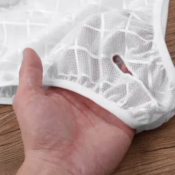 Body sexy transparent - avec fermeture éclair au dos