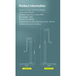 Support de téléphone universel - support réglable - pliable