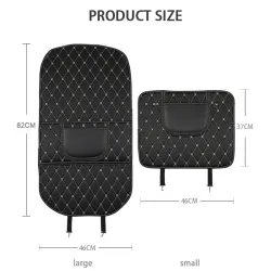 Car back seat protective cover - organizer with pockets - leatherSeat covers