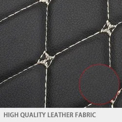 Car back seat protective cover - organizer with pockets - leatherSeat covers