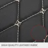 Car back seat protective cover - organizer with pockets - leatherSeat covers