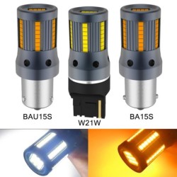 Clignotant de voiture - Ampoule LED - P21W 1156 - BAU15S PY21W - 7440 W21W - 2 pièces