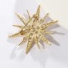Luxurious star shaped brooch - cubic zirconiaBrooches
