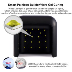 SUNUV SUN3 - 48W - sèche-ongles professionnel - lampe LED UV avec minuterie intelligente 2.0 - mémoire