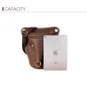 Petit sac bandoulière / taille tendance - cuir véritable - en forme de tête de taureau