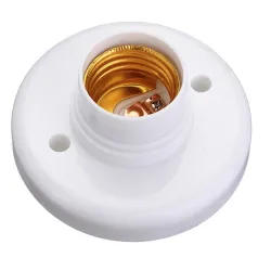 Douille E27 - douille ronde en plastique