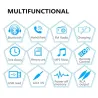 Bluetooth car radio - din 1 - MP3 - AUX - USB - FM - 12VDin 1