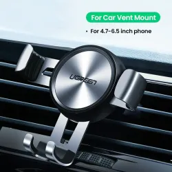 Ugreen - support de téléphone - pour grille d'aération de voiture - avec verrouillage automatique - réglable