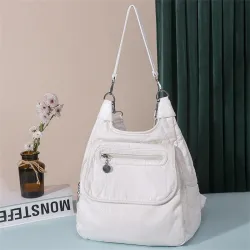 Sac en cuir multifonctionnel - sac à dos - grande capacité