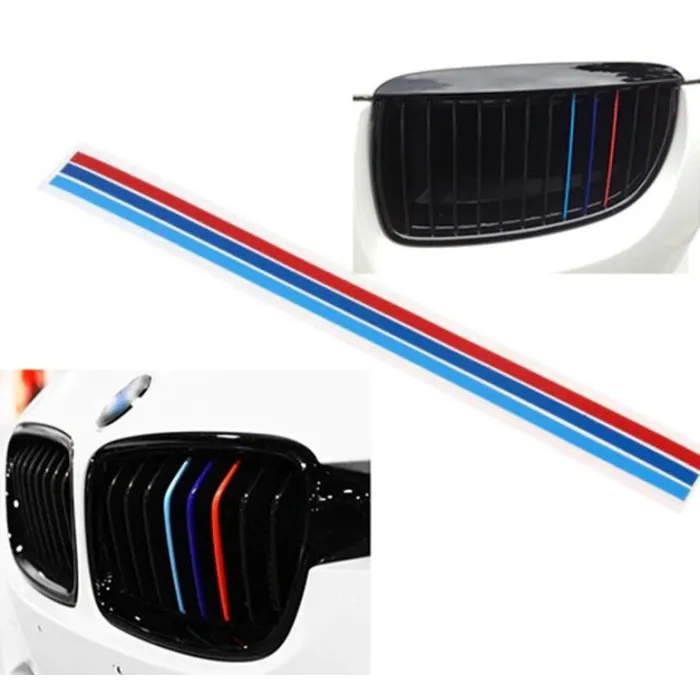 Autocollant de calandre style BMW M - E46 E90 E92 E60 E87 M3 M5 M6