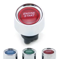 Bouton de démarrage d'allumage de voiture avec LED - ENGINE START