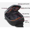 Sac à bandoulière antivol avec port USB - bandoulière - sac de poitrine en PVC