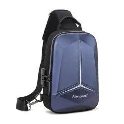 Sac à bandoulière antivol avec port USB - bandoulière - sac de poitrine en PVC