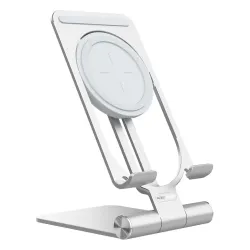 15W - chargeur rapide sans fil - support - support de téléphone pliable - pour iPhone - Samsung - Huawei - Xiaomi