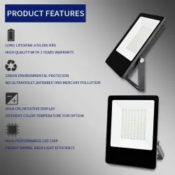30W - 50W - projecteur - LED - RGB - étanche