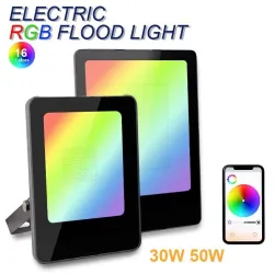 30W - 50W - projecteur - LED - RGB - étanche