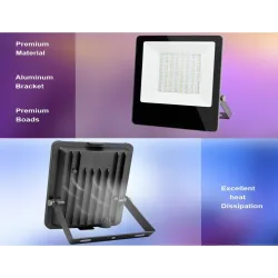 30W - 50W - projecteur - LED - RGB - étanche