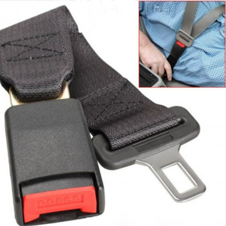 Rallonge de ceinture de sécurité pour voiture - noir