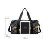 Stylish travel bag - with shoe compartment - large capacity - waterproof - unisex - graffiti designBags