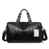 Sac de voyage / sport en cuir à la mode - avec compartiment à chaussures - grande capacité