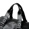 Fashionable travel / sport leather bag - with shoe compartment - large capacityBags