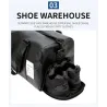 Fashionable travel / sport leather bag - with shoe compartment - large capacityBags