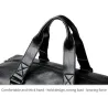 Fashionable travel / sport leather bag - with shoe compartment - large capacityBags