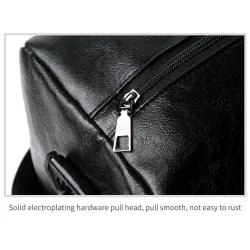 Sac de voyage / sport en cuir à la mode - avec compartiment à chaussures - grande capacité