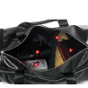Stylish travel / sport shoulder bag - with shoe storage - large capacity - leatherBags