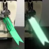 Porte-clés réfléchissant - brillant - bande colorée