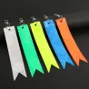 Porte-clés réfléchissant - brillant - bande colorée