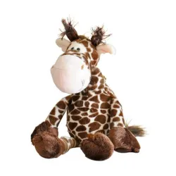 Girafe marron - peluche - 25 cm