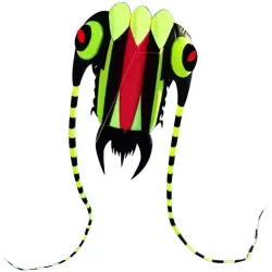 Grand cerf-volant coloré - trilobite vert