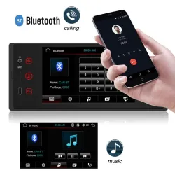 Car radio - camera - remote control - M150 - 1 Din - 5 inch - Bluetooth - Android - Mirror Link - USBDin 1