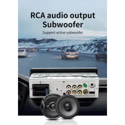 Car radio - camera - remote control - M150 - 1 Din - 5 inch - Bluetooth - Android - Mirror Link - USBDin 1