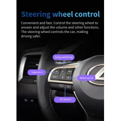 Car radio - camera - remote control - M150 - 1 Din - 5 inch - Bluetooth - Android - Mirror Link - USBDin 1