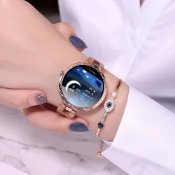 Montre intelligente à la mode AK15 - fréquence cardiaque - tracker de fitness - étanche - Bluetooth - Android - IOS