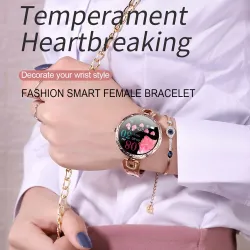 Montre intelligente à la mode AK15 - fréquence cardiaque - tracker de fitness - étanche - Bluetooth - Android - IOS