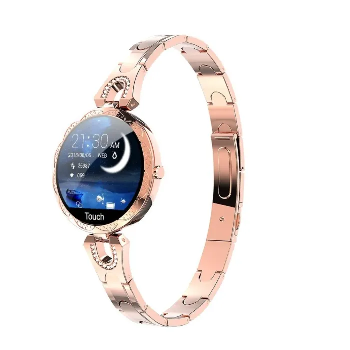 Montre intelligente à la mode AK15 - fréquence cardiaque - tracker de fitness - étanche - Bluetooth - Android - IOS